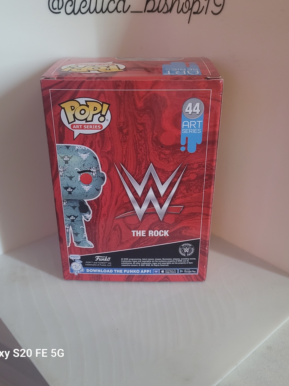 Funko POP! Art Series WWE The Rock Vinyl Figure #44 - Picture 3 of 3